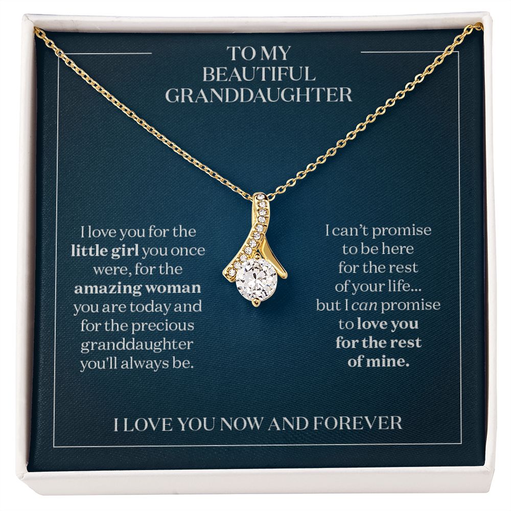 I Promise to Love You - Gift for Granddaughter - Necklace