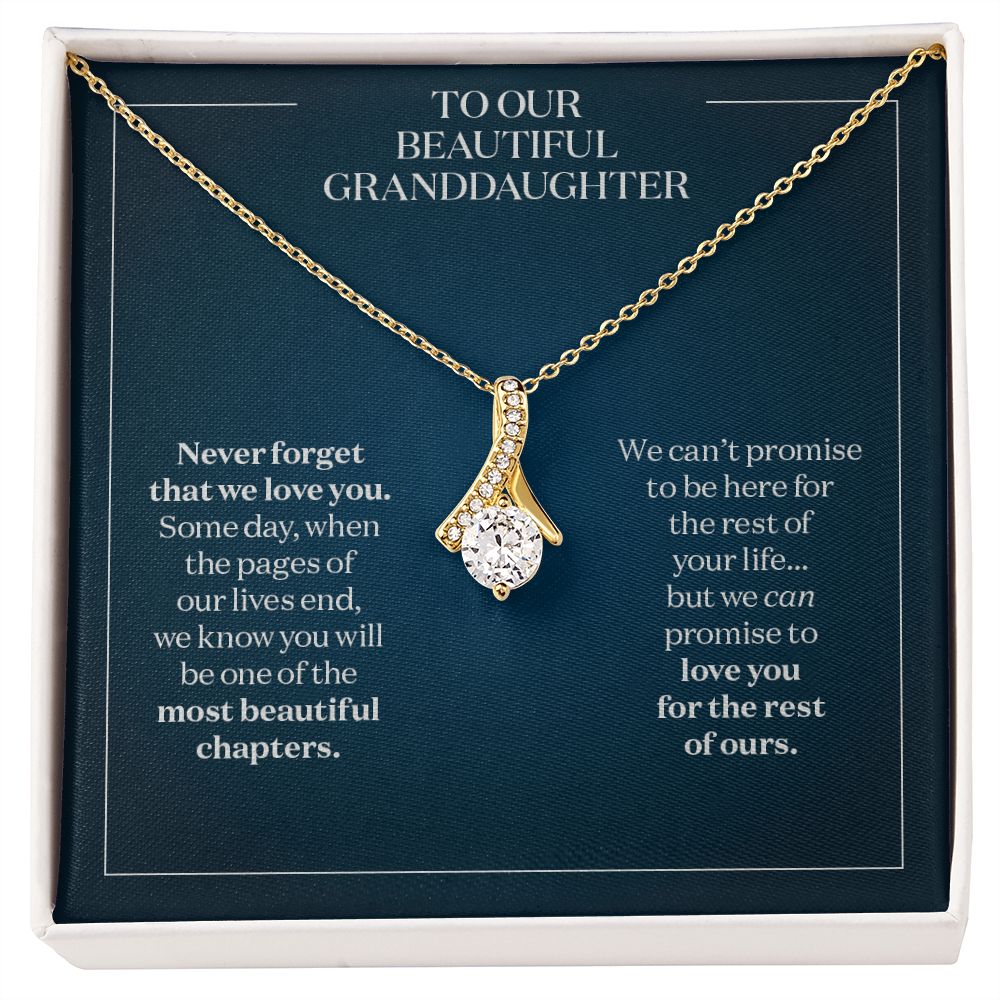 Our Granddaughter a Beautiful Chapter - Gift for Granddaughter