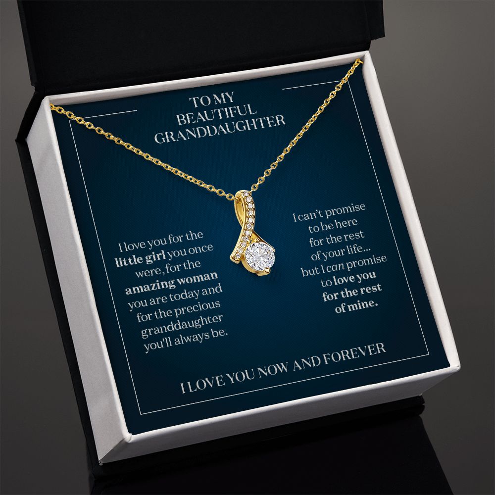 I Promise to Love You - Gift for Granddaughter - Necklace