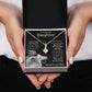 To my Beautiful Daughter Necklace - This Old Wolf Has Your Back