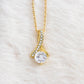 To my Beautiful Daughter Necklace - This Old Wolf Has Your Back