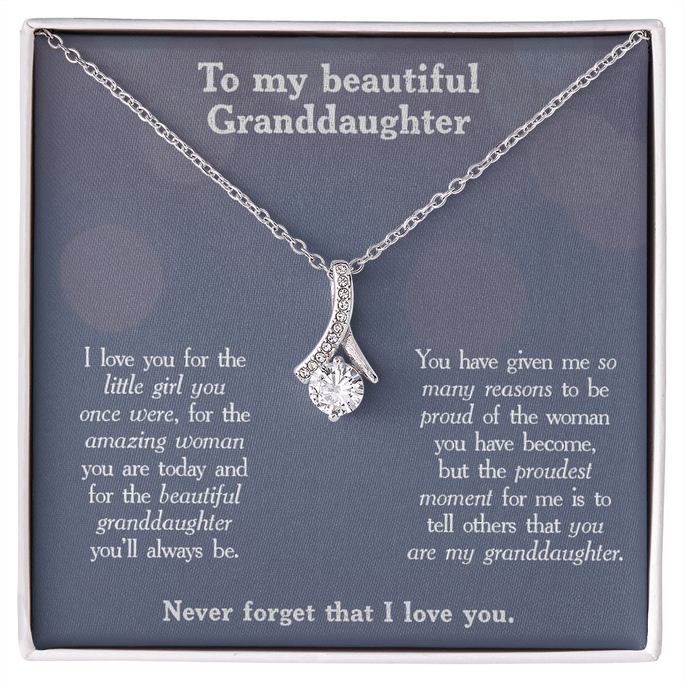 The Proudest Moment - Gift for Granddaughter - Necklace