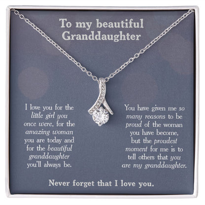 The Proudest Moment - Gift for Granddaughter - Necklace