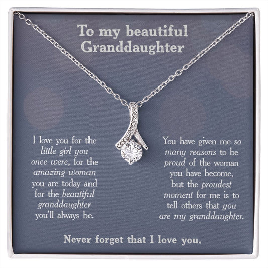 The Proudest Moment - Gift for Granddaughter - Necklace