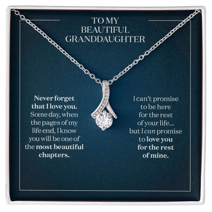 When the Pages End - Gift for Granddaughter - Beautiful Necklace