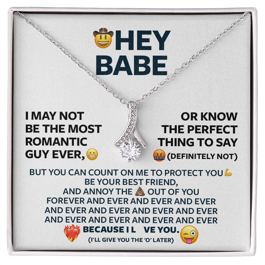Funny Gift For Wife, Girlfriend or Soulmate - Annoy You Forever Necklace - 239