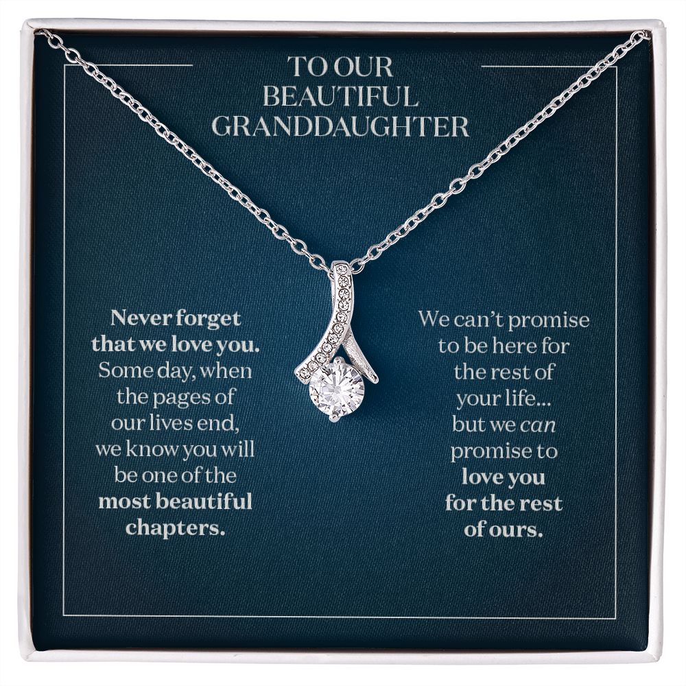 Our Granddaughter a Beautiful Chapter - Gift for Granddaughter