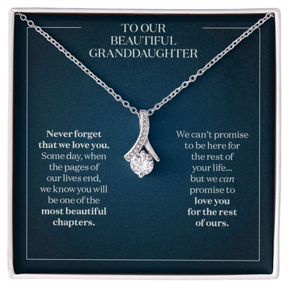 Our Granddaughter a Beautiful Chapter - Gift for Granddaughter