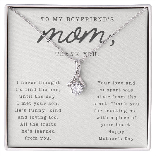 Happy Mothers Day to Boyfriends Mom - A Piece of your Heart