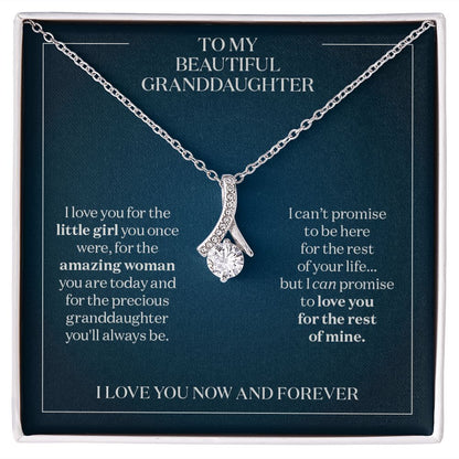 I Promise to Love You - Gift for Granddaughter - Necklace