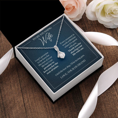 Gift for Wife Gold Necklace - Until the Last Day
