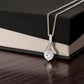 Always Keep me in your Heart Gold Necklace - Dad to Daughter Gift