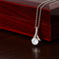 Always Keep me in your Heart Gold Necklace - Dad to Daughter Gift