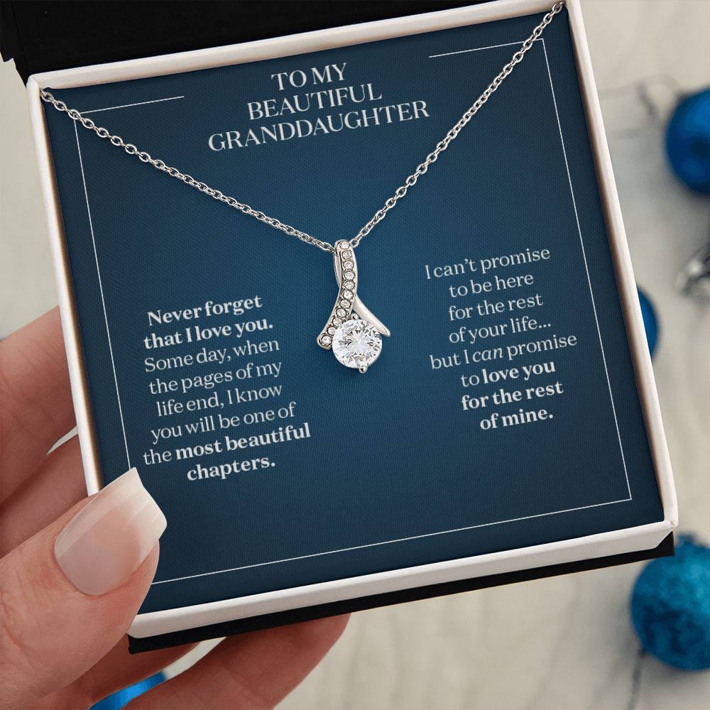 When the Pages End - Gift for Granddaughter - Beautiful Necklace