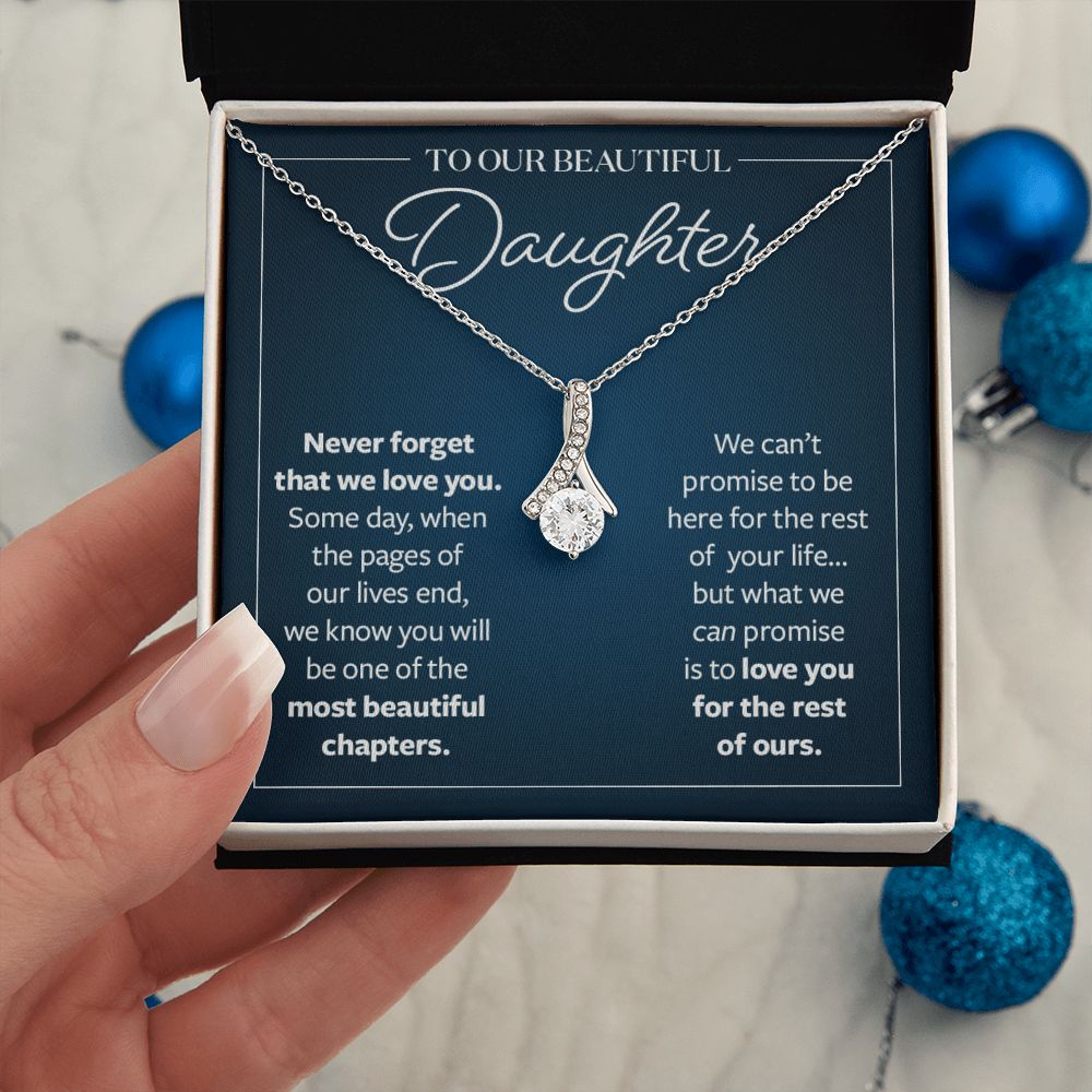 Gift for Daughter from Parents - The most Beautiful Chapter