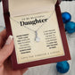 Gift for Daughter from Dad - I will Always Have Your Back Necklace