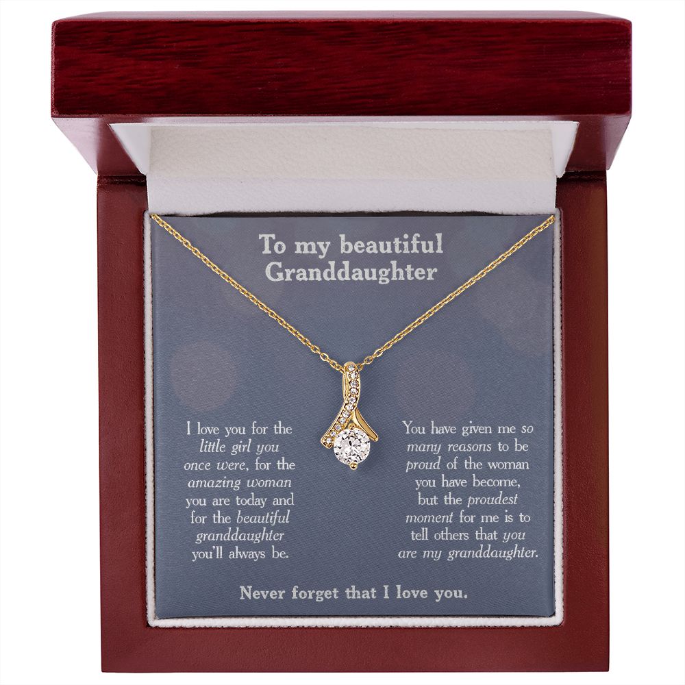 The Proudest Moment - Gift for Granddaughter - Necklace
