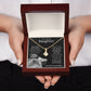 To my Beautiful Daughter Necklace - This Old Wolf Has Your Back
