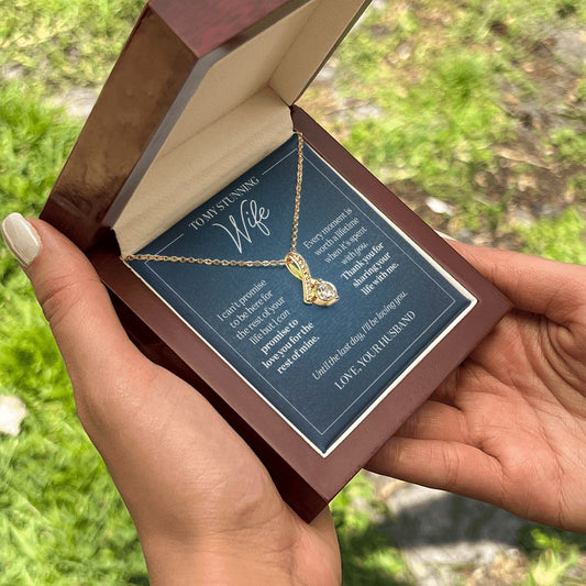 Gift for Wife Gold Necklace - Until the Last Day