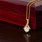 To my Beautiful Daughter Necklace - This Old Wolf Has Your Back