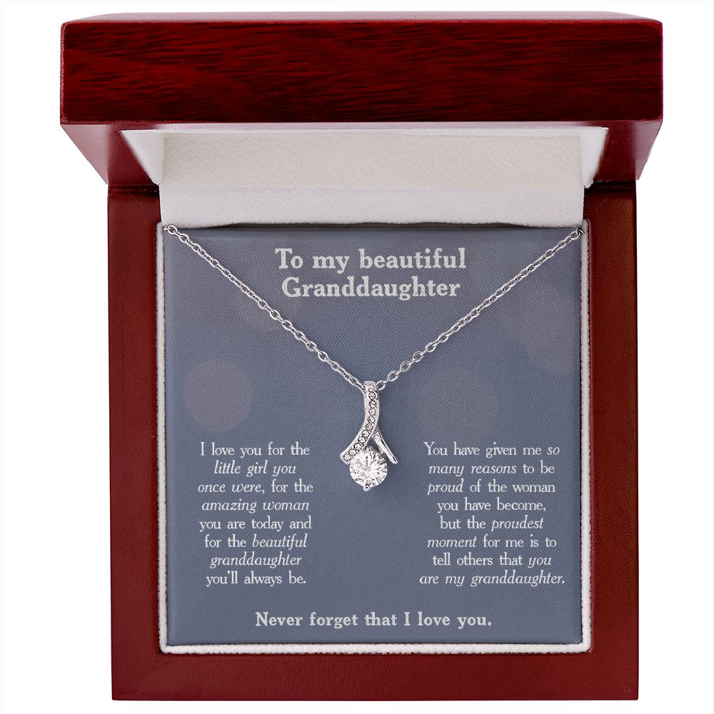 The Proudest Moment - Gift for Granddaughter - Necklace