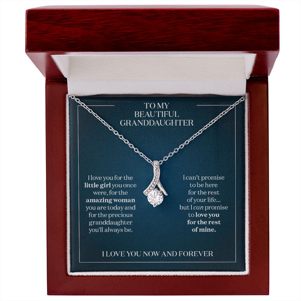 I Promise to Love You - Gift for Granddaughter - Necklace