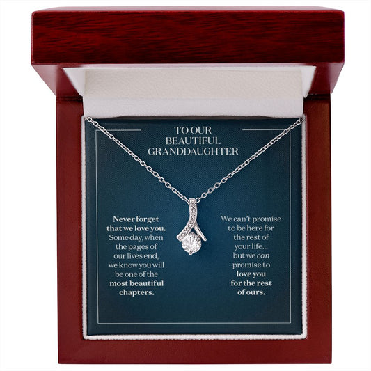 Our Granddaughter a Beautiful Chapter - Gift for Granddaughter
