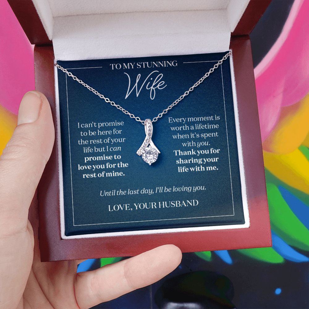 Gift for Wife Gold Necklace - Until the Last Day