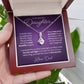 Always Keep me in your Heart Gold Necklace - Dad to Daughter Gift