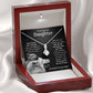 To my Beautiful Daughter Necklace - This Old Wolf Has Your Back