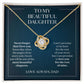 My Daughter The Most Beautiful Chapter - Gift for Daughter From Dad - Necklace