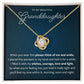 Please think of me and smile - Gift From Grandparent to Granddaughter
