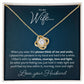Please think of me and smile - Gift for Wife from Husband