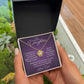 Gift for Daughter from Dad - Keep me in your heart necklace