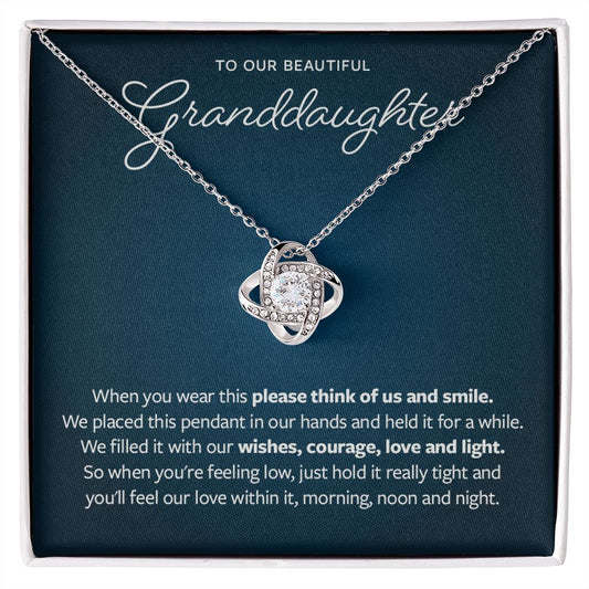 Please Think of Us and Smile - Gift from Grandparents to Granddaughter