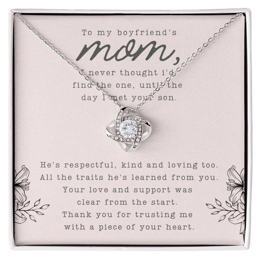 Boyfriends Mom Necklace - Everything He's Learned From You