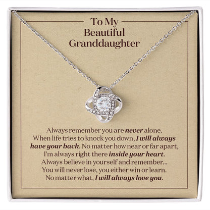 Im Always in your Heart - Gift for Granddaughter - Necklace