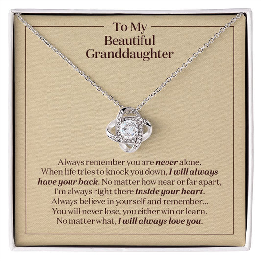 Im Always in your Heart - Gift for Granddaughter - Necklace