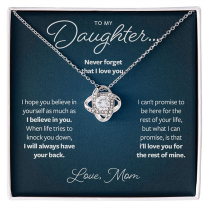 When life tries to knock you down - Gift for Daughter from Mother