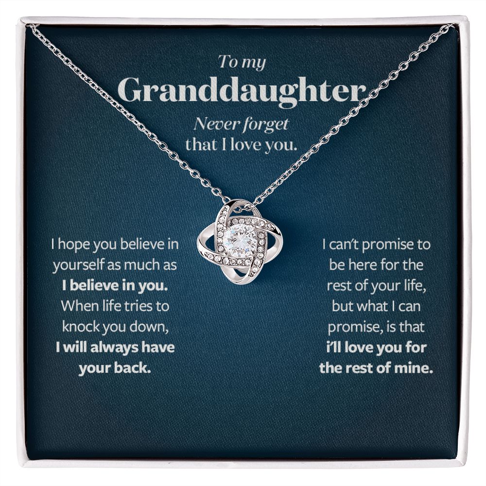 I will always have your back - Gift for Granddaughter from Grandmother or Grandfather