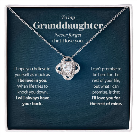 I will always have your back - Gift for Granddaughter from Grandmother or Grandfather