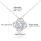 Gift for Wife - I Can't Live Without You - Love Knot Necklace