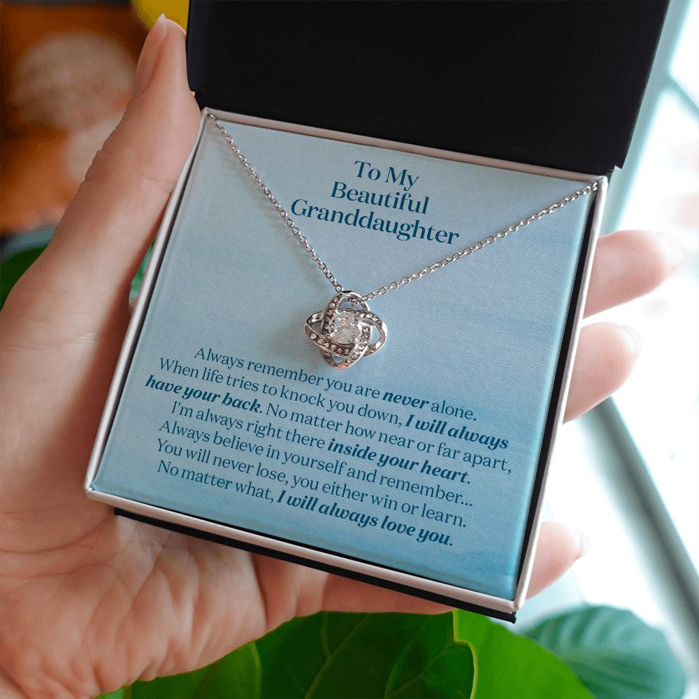 Right there Inside Your Heart - Gift for Granddaughter - Necklace