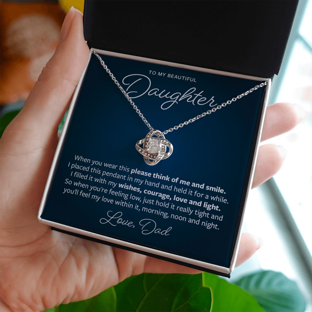 Please think of me and smile - Gift from Father to Daughter