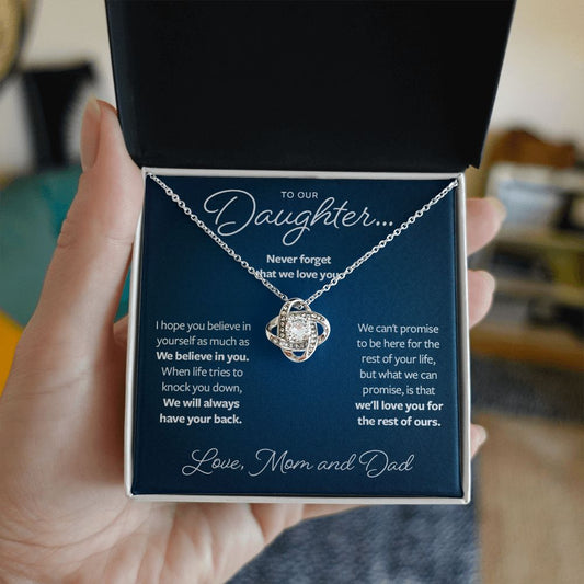 We Will Always Have Your Back - Gift from Parents to Daughter
