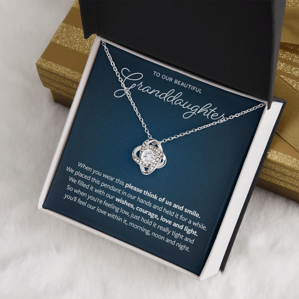 Please Think of Us and Smile - Gift from Grandparents to Granddaughter