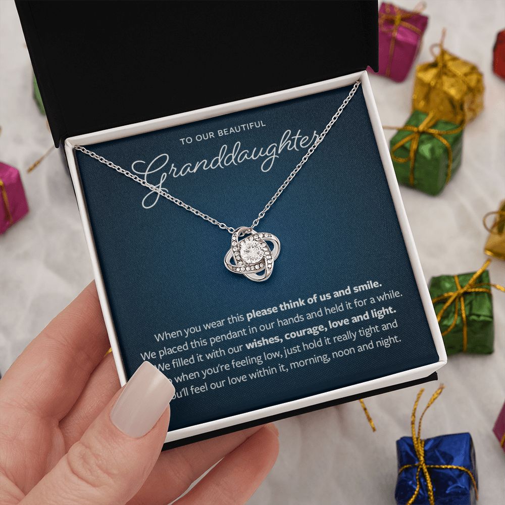 Please Think of Us and Smile - Gift from Grandparents to Granddaughter