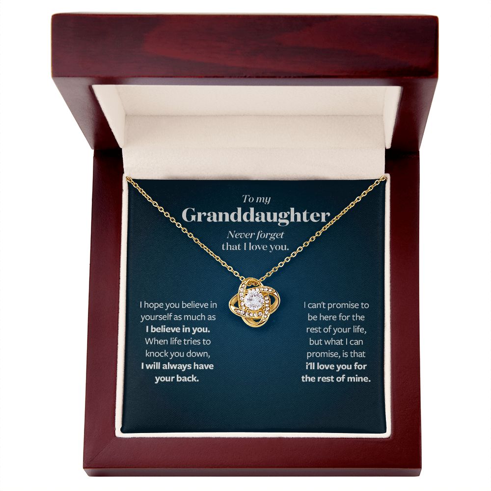 I will always have your back - Gift for Granddaughter from Grandmother or Grandfather