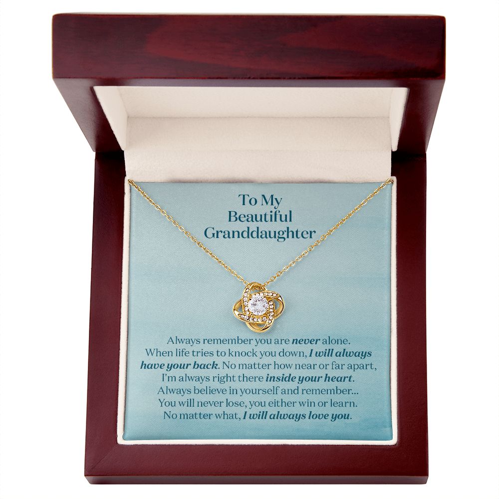Right there Inside Your Heart - Gift for Granddaughter - Necklace