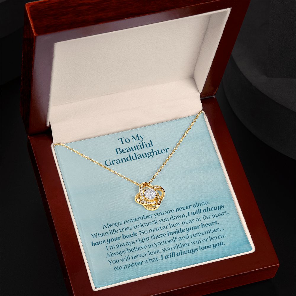 Right there Inside Your Heart - Gift for Granddaughter - Necklace